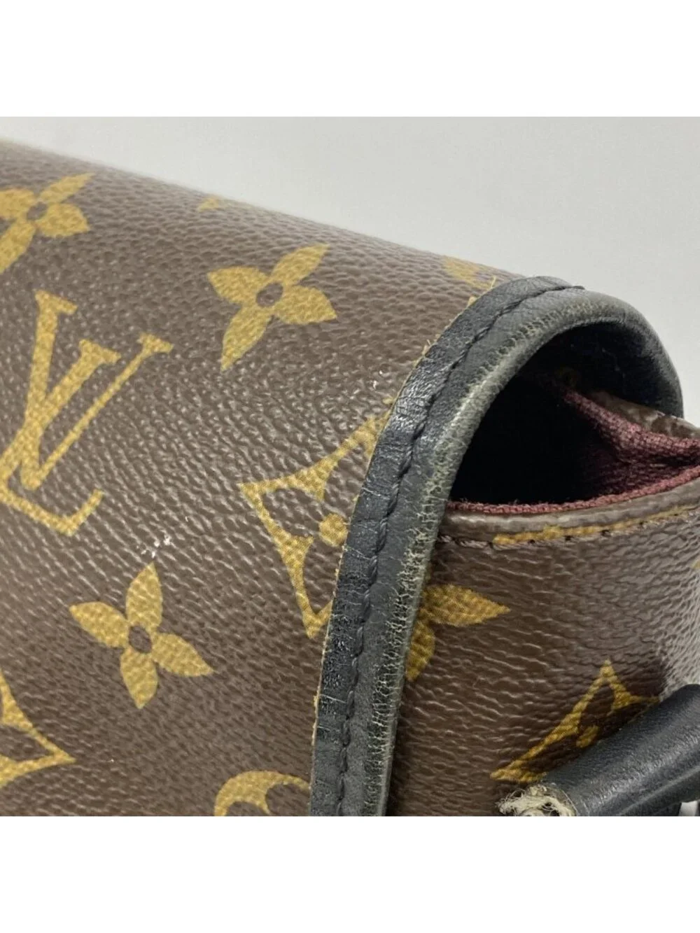 Louis Vuitton Shoulder Bag Monogram Macassar District MM Brown